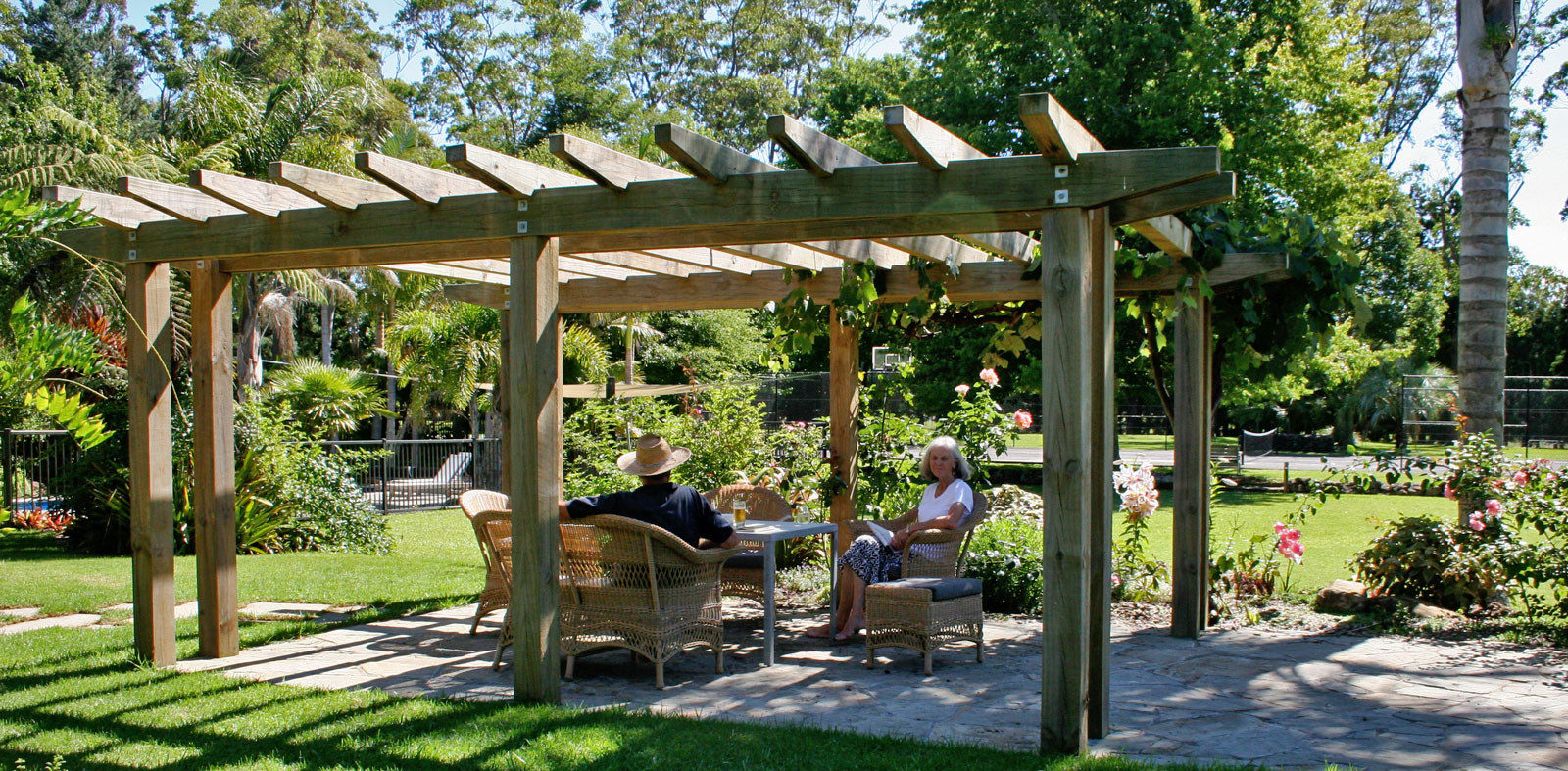 Pergola Construction by Scott Landscaping, Kerikeri