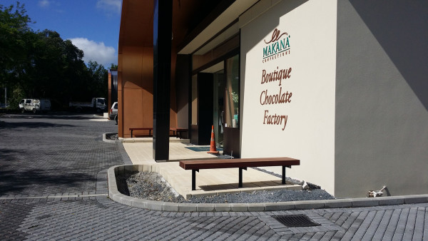 Makana chocolate factory landscaping project