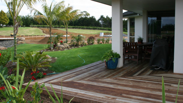 deck and landscaping quail ridge kerikeri