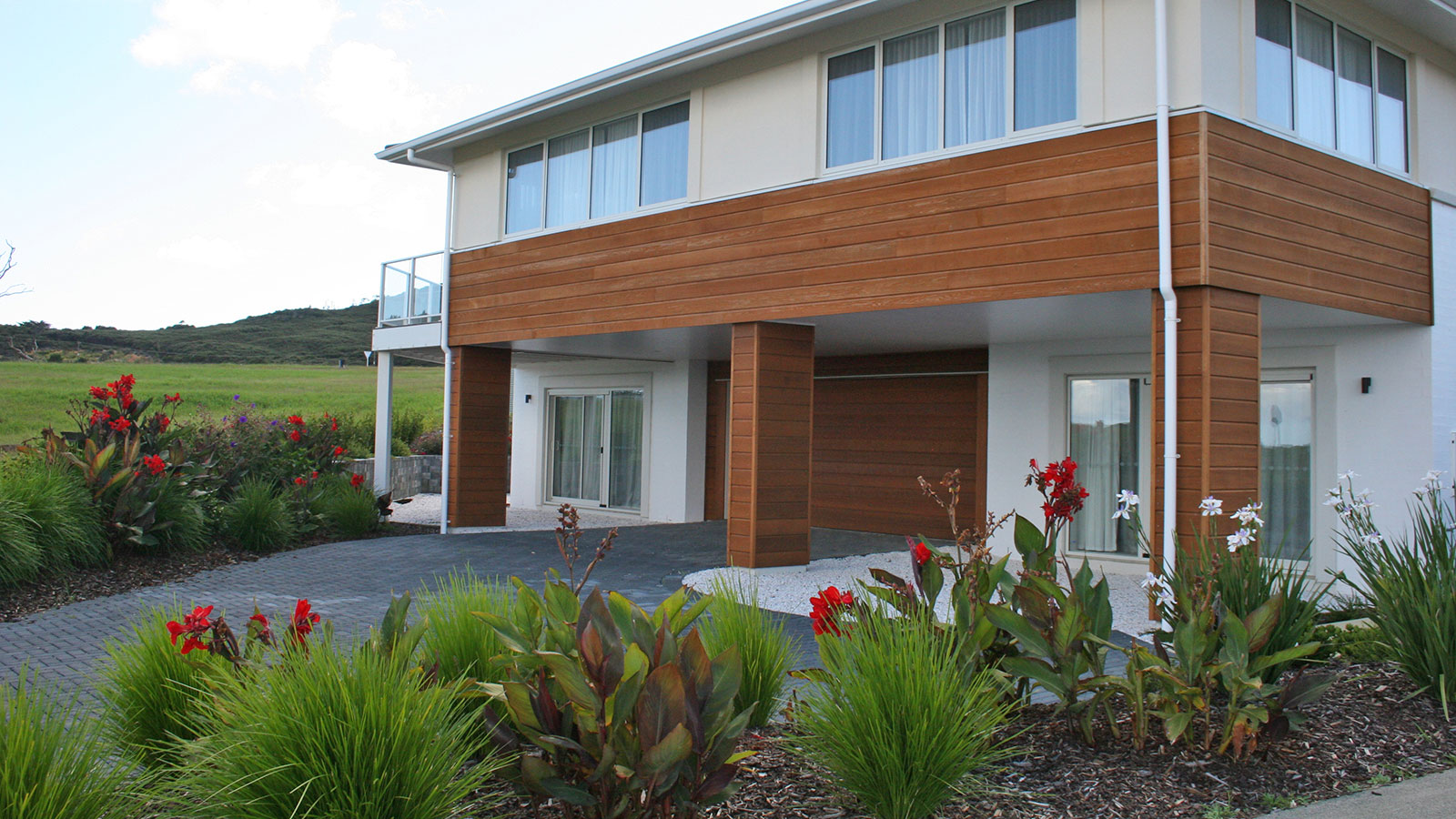 Carrington Estate Houses, landscaping by Scott Landscaping, Kerikeri