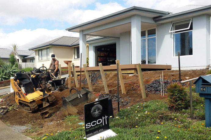 Ranui Avenue residential landscaping